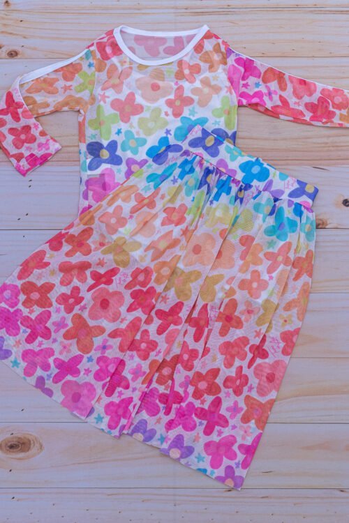 CONJUNTO TULE - FLORAL
