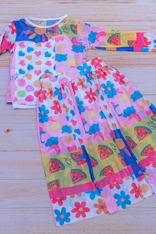 CONJUNTO TULE - MELANCIA