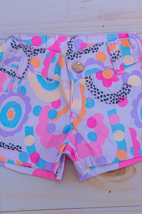 SHORT LUXO - CANDY FLORAL