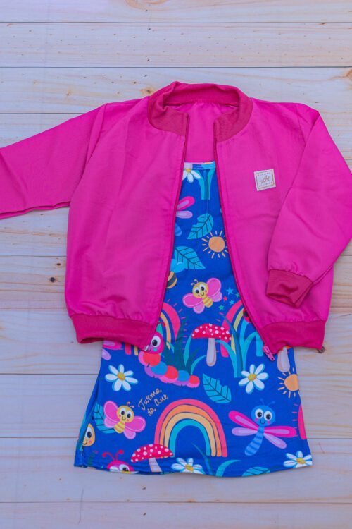 VESTIDO + BOMBER + VESTIDO BONECA - ABELHA