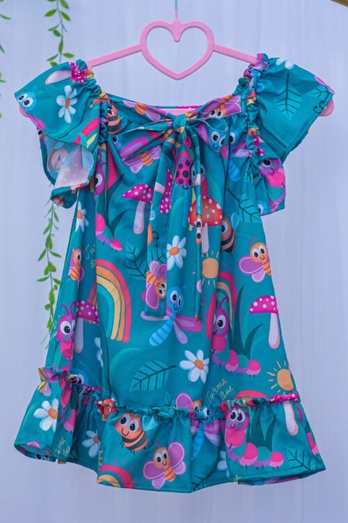 VESTIDO LAÇO + VESTIDO BONECA - ABELHA