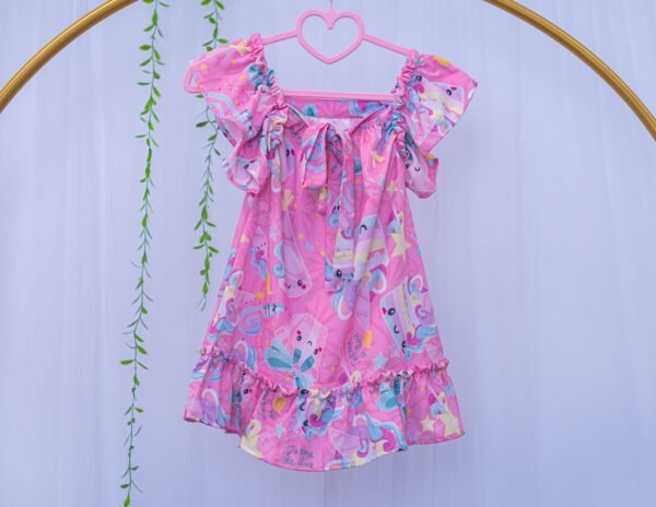 VESTIDO LAÇO + VESTIDO BONECA - UNICÓRNIO