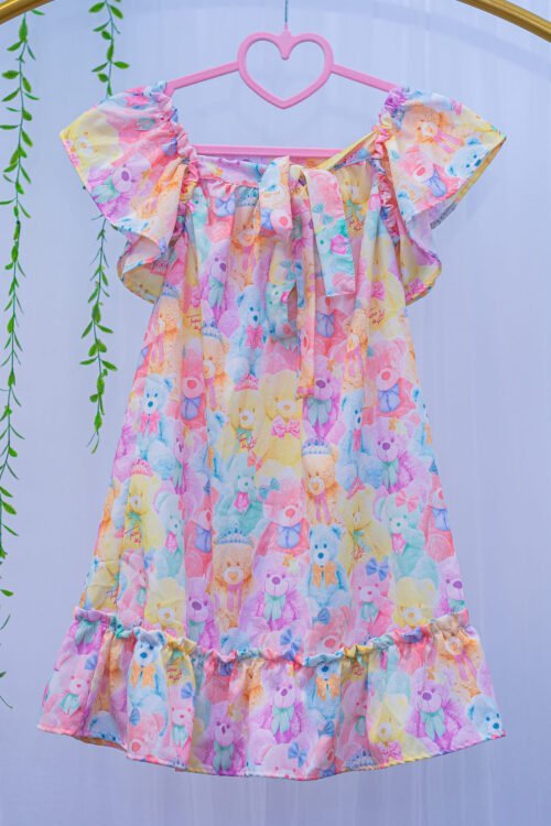 VESTIDO LAÇO + VESTIDO BONECA - URSINHO CANDY