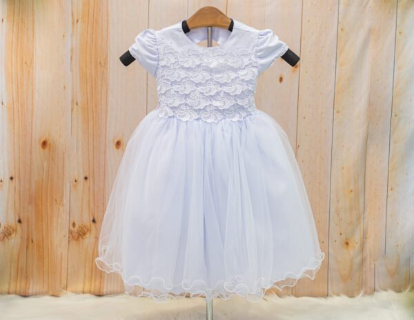 Vestido Branco corpete bordado luxo - Image 2