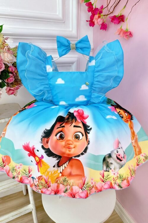 Vestido Infantil Moana