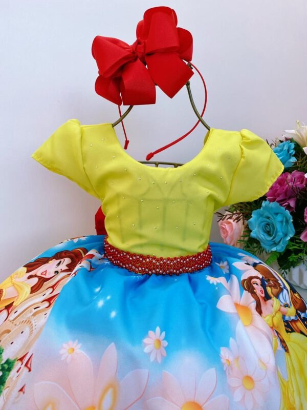 Vestido Infantil Bela e a Fera - Image 3