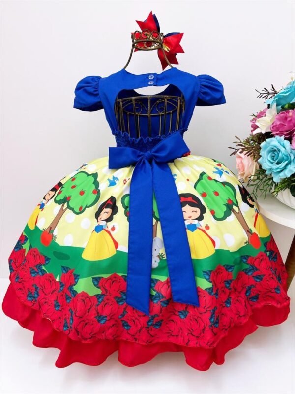 Vestido Infantil Branca de Neve - Image 2