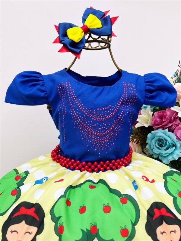 Vestido Infantil Branca de Neve - Image 3